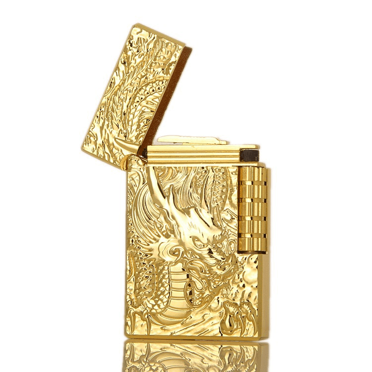 精雕龙侧滑朗声明火个性打火机