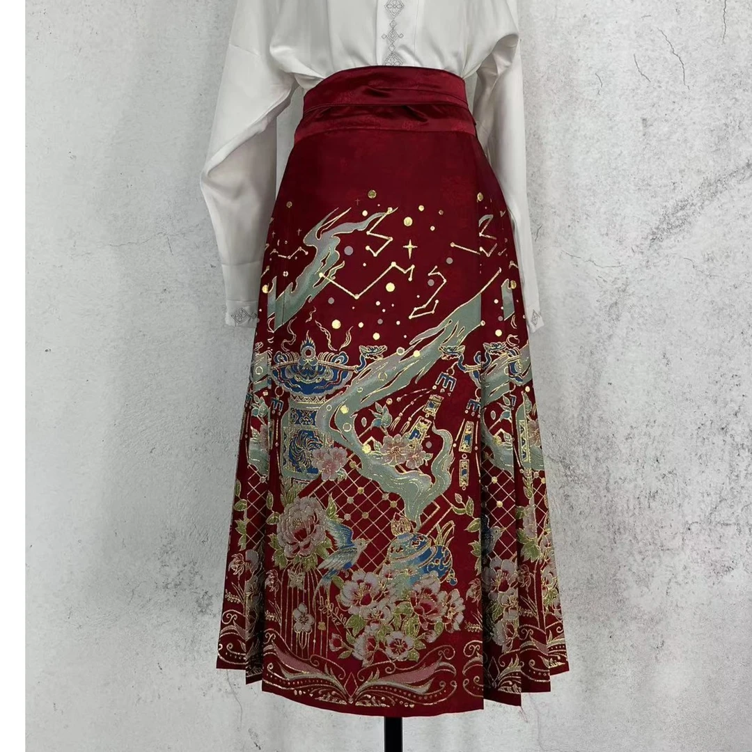 【小秦总】原创七分棋语·梦新中式春夏古风马面裙短裙七分马面裙