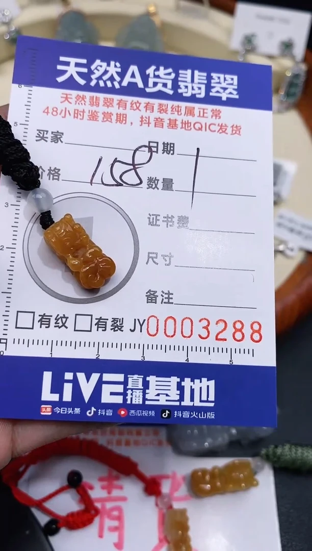 【闪购商品】翡翠颈饰未镶嵌