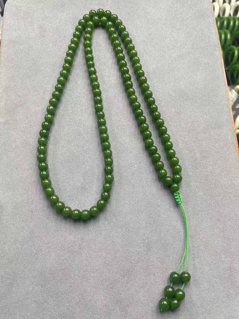 147号和田碧玉108项链