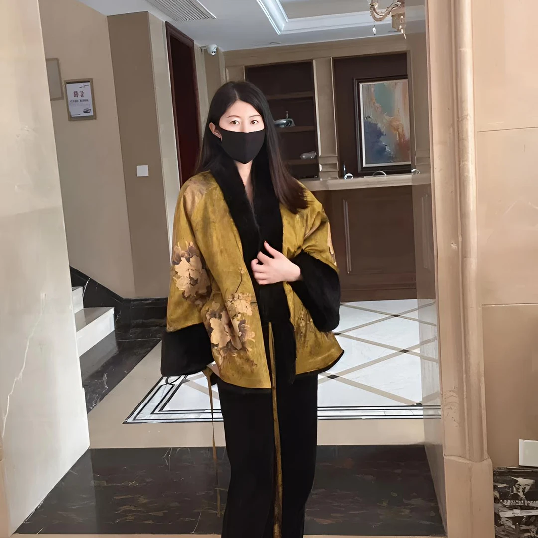 设计师款两面穿香云纱