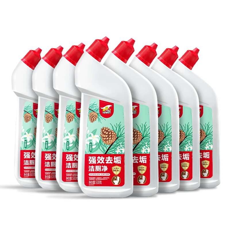 威王马桶清洁剂松木橙花洁厕液除垢去污清洁剂洁厕灵500g×8瓶