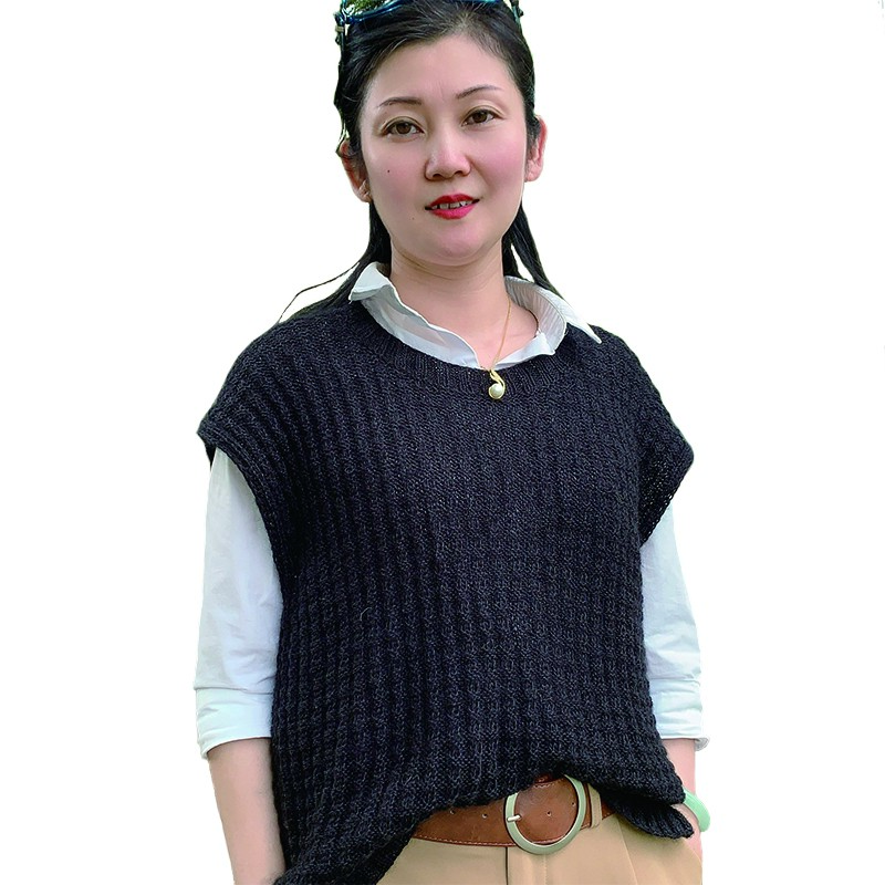 凯澜《秋枫》毛线初秋新款马海毛 亲肤舒适手工针织毛线 亚麻背心