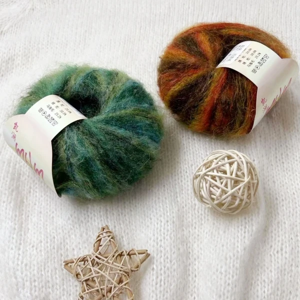 嘉禾《南非马海毛》拍满4团包邮送6mm竹环针 超细柔软轻盈亲肤毛线