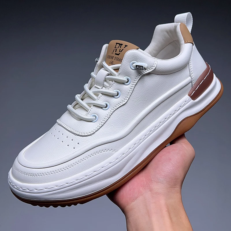 欧洲站男鞋秋季新款时尚百搭休闲鞋男士低帮透气板鞋欧美风潮鞋子