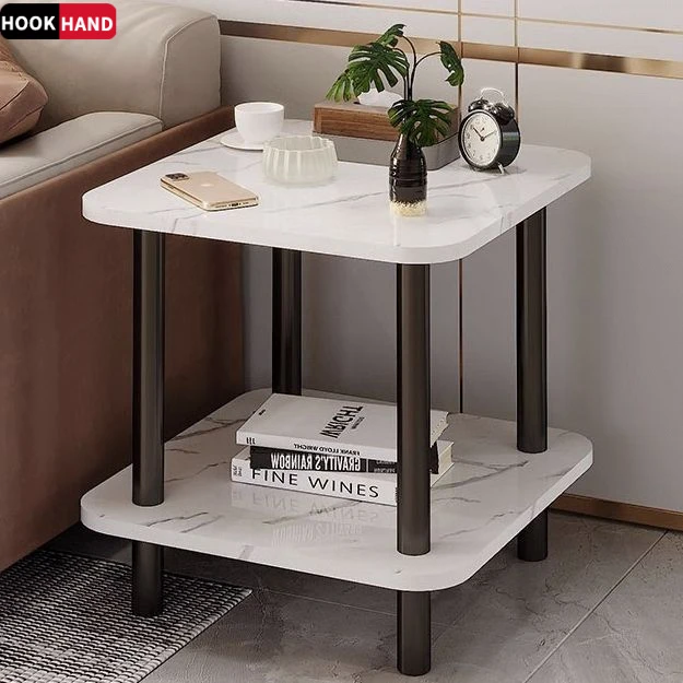 沙发边几小茶几角几简约家用小桌子客厅卧室迷你床头小方桌置物架