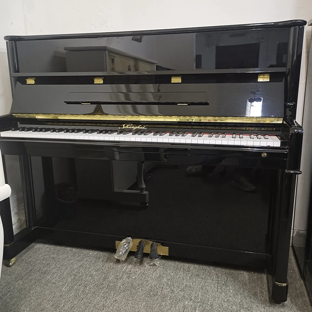 黑色钢琴 全新钢琴库存 上海钢琴老国企品牌 设计大气典雅