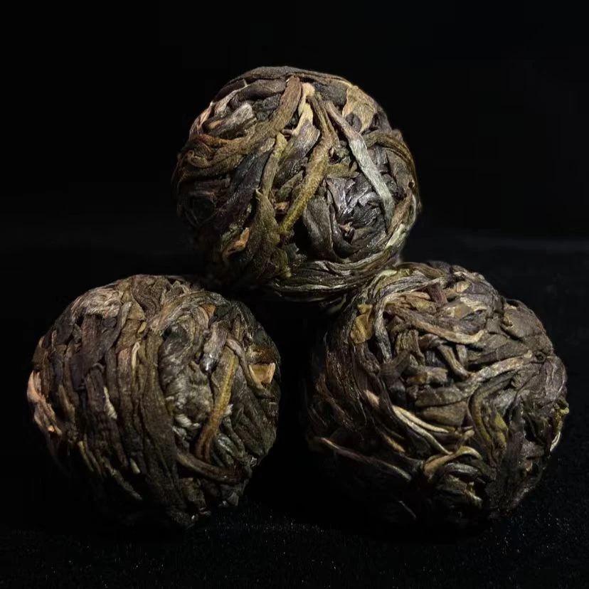 2021年勐库大雪山古树头春普洱茶龙珠