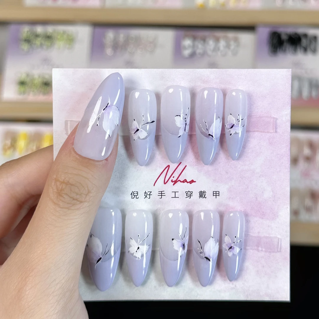 Nihao家香蝴蝶手工穿戴甲【no退no换】