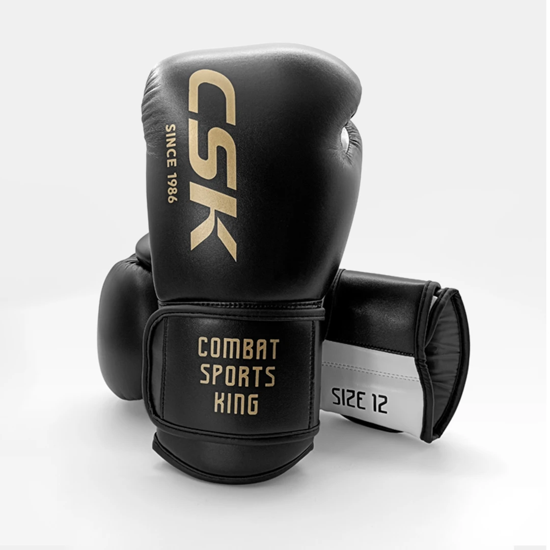 CSK中成王//12oz男子女子成人拳击手套/手掌整面加厚/散打泰拳MMA