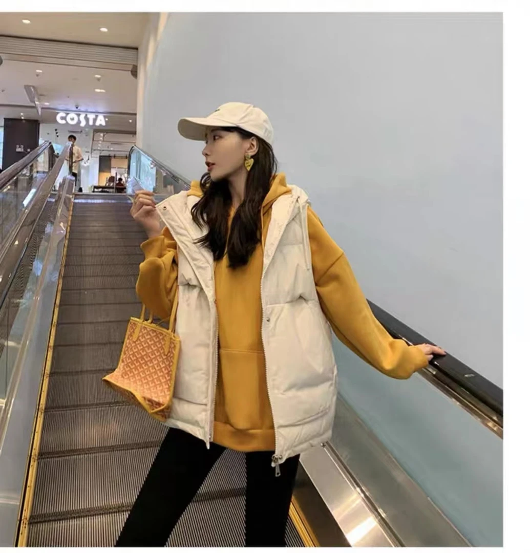 010款免洗加厚马夹短款时尚百搭韩版休闲外穿纯色潮流女士马甲