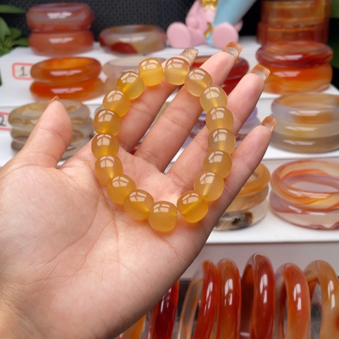 【闪购商品】玛瑙/玉髓手镯未镶嵌D****o