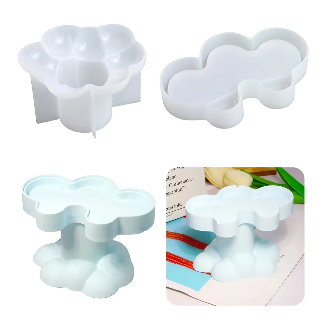 手工滴胶diy模具可充电款镜面云朵/圆形手机支架模具
