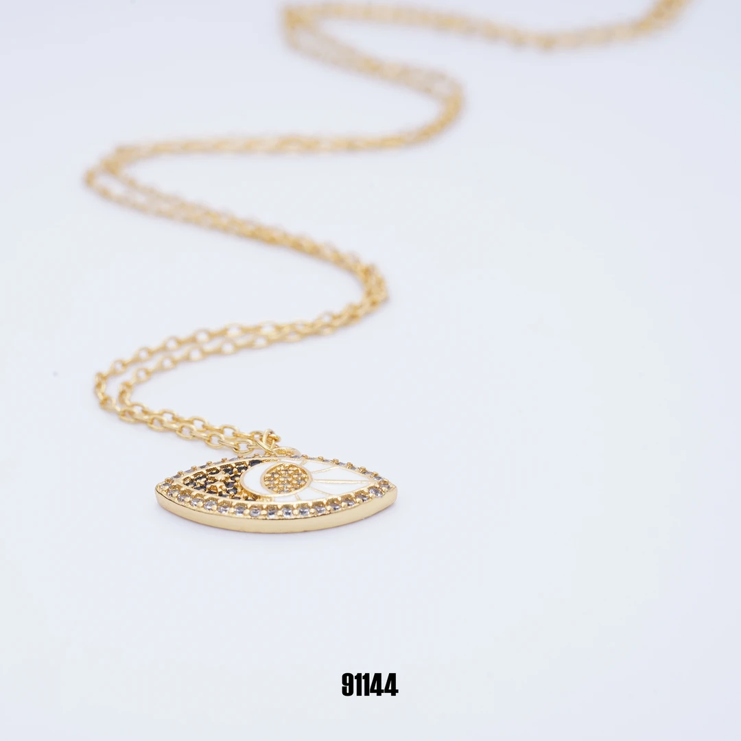 铜合金项链 91144气质轻奢时尚女王设计师款项链（链长38cm＋5cm）