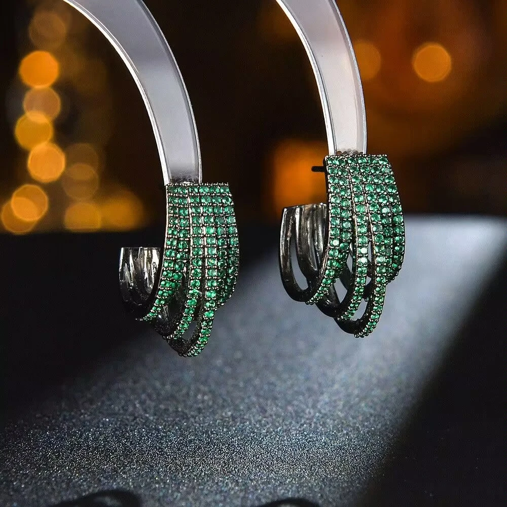 铜合金耳饰 《货号1556》个性包耳垂耳环