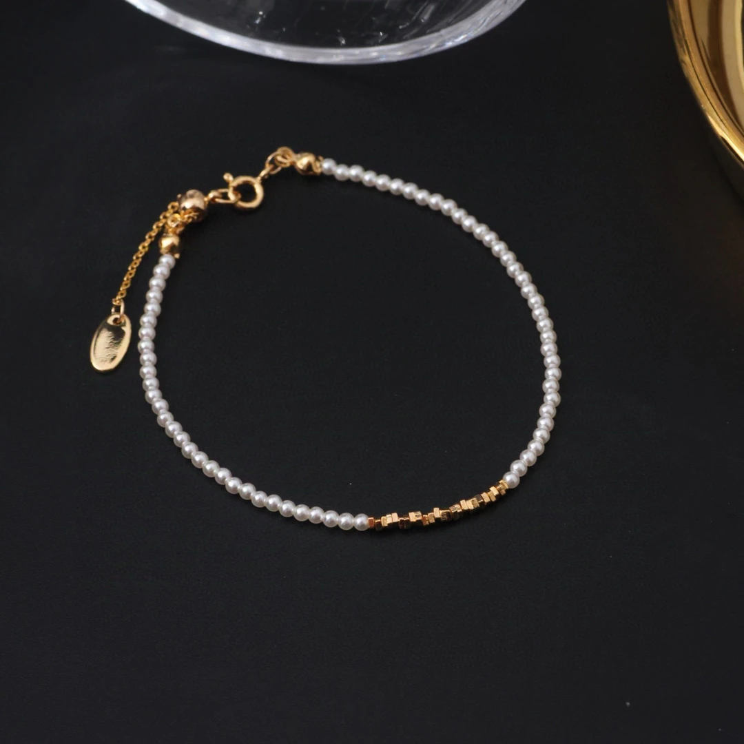 铜合金手链 《货号7769》1号小米珠珠手链