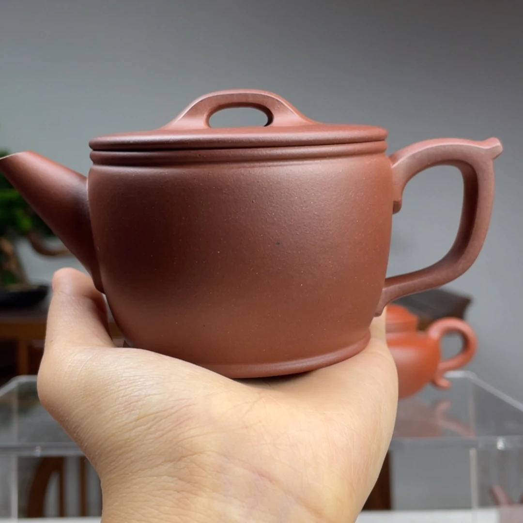 【闪购商品】紫砂茶壶红皮龙汉瓦容量240cc