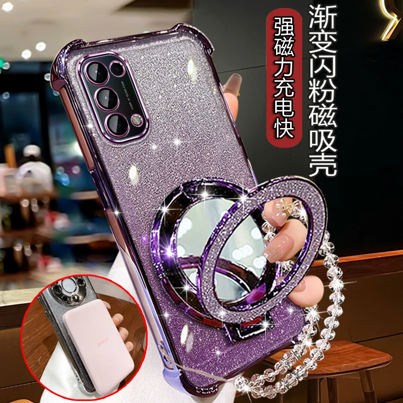 OPPOReno5pro手机壳5g防摔PDSM00女新款oopo软壳0PP0reno5por潮镜