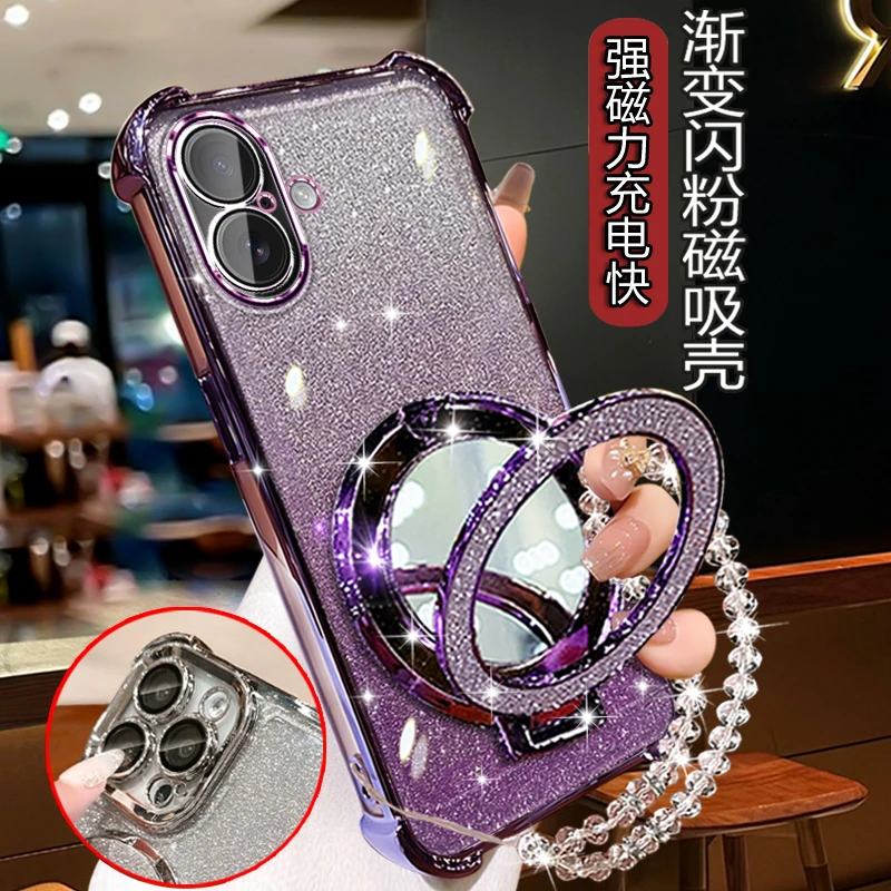 适用iphone16手机壳镜头膜全包女高档A3288软壳苹果16P套puls软5G