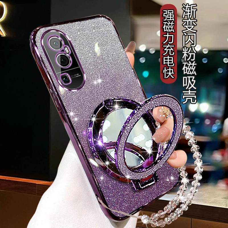 OPPOreno10手机壳透明硅胶rno10pro曲屏PHW110超薄Ren010带补妆镜