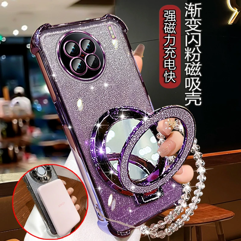 vivox90s网红手机壳高级电镀VivoX90闪粉软壳viv0X90S全包镜头x9o