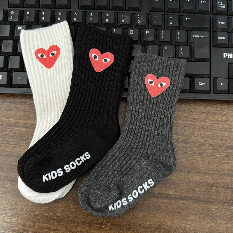 男童袜子宝宝1-3岁婴幼儿春秋款儿童棉袜韩系中筒袜小童百搭潮袜