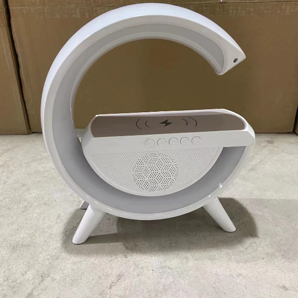 蓝牙音箱无线充电多功能氛围小夜灯卧室生日礼物床头台灯音响1