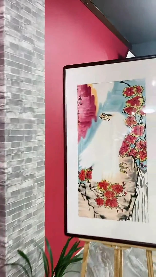 【闪购商品】绘画不带框构图随机鹰