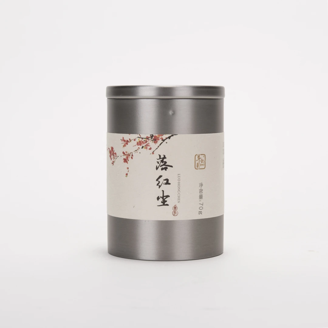 斗记普洱茶2018年落红尘70克熟普