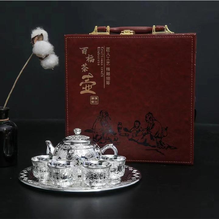 【盛世典藏】高档百福茶具（D）
