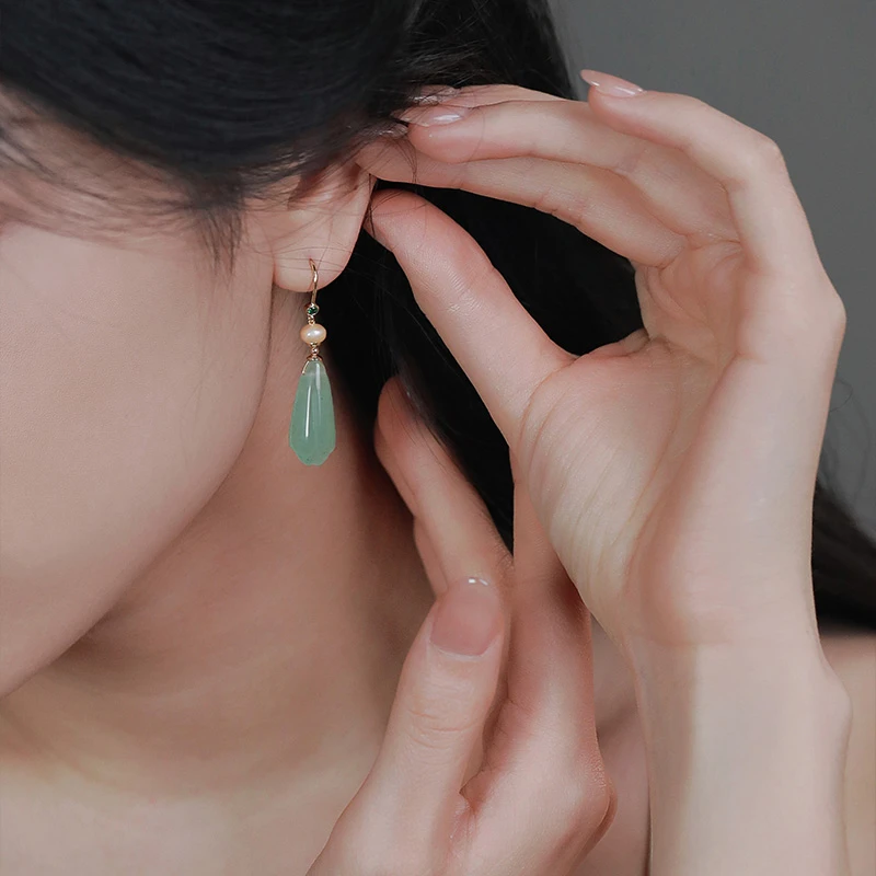 凤凰涅磐玉兰花耳环2025新款爆款高级感女款时尚气质耳饰耳坠古风