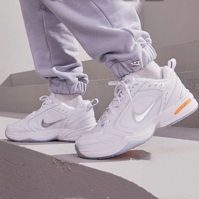 耐克Nike AIR MONARCH 男子加绒保暖老爹鞋休闲跑步鞋AV6676-100