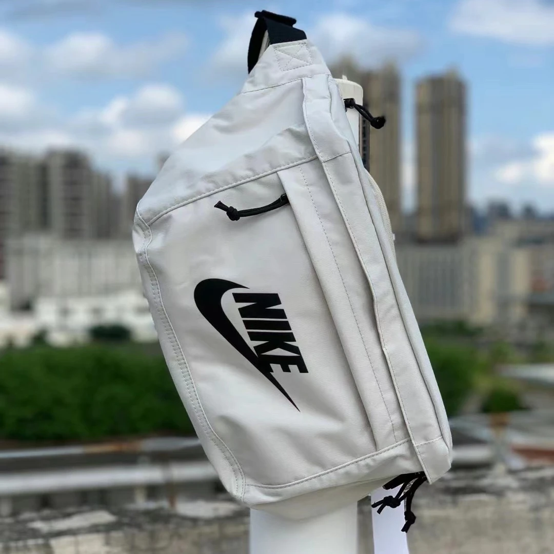 耐克NIKE运动腰包男女百搭胸包王一博同款大斜挎单肩包BA5751-072