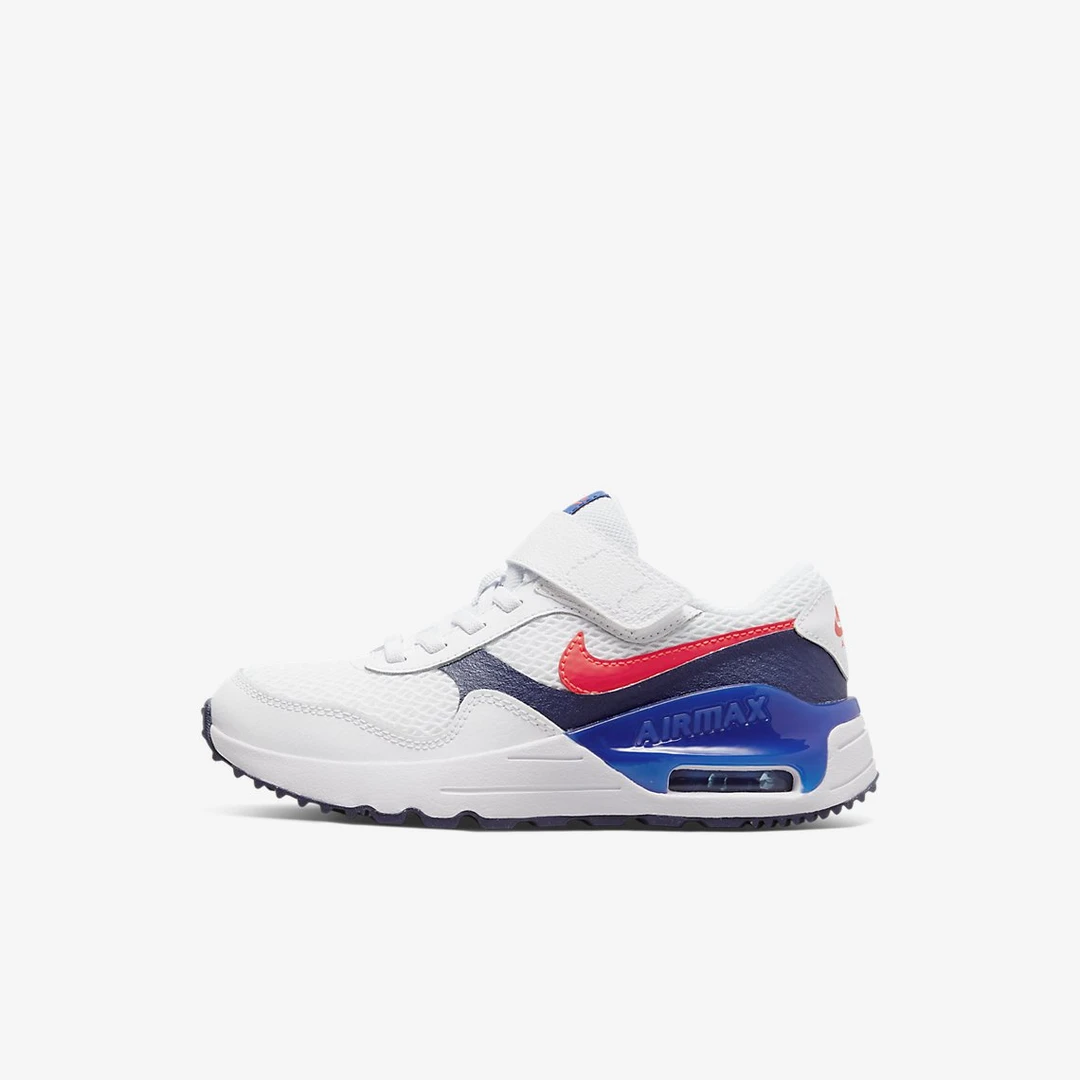 耐克Nike Air Max Systm男女大童魔术贴气垫缓震跑步鞋DQ0285-101