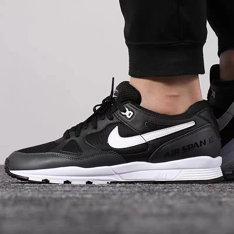Nike耐克AIR SPAN II男子轻便缓震透气运动休闲跑步鞋AH8047-008