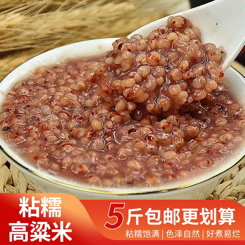 19.9到手5斤 东北红粘高粱米 糯香健康粗粮