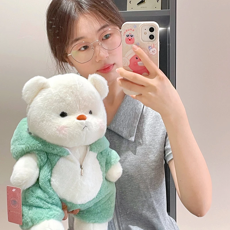 可爱小熊玩偶熊公仔小熊毛绒玩具女孩布娃娃抱着睡生日礼物女生