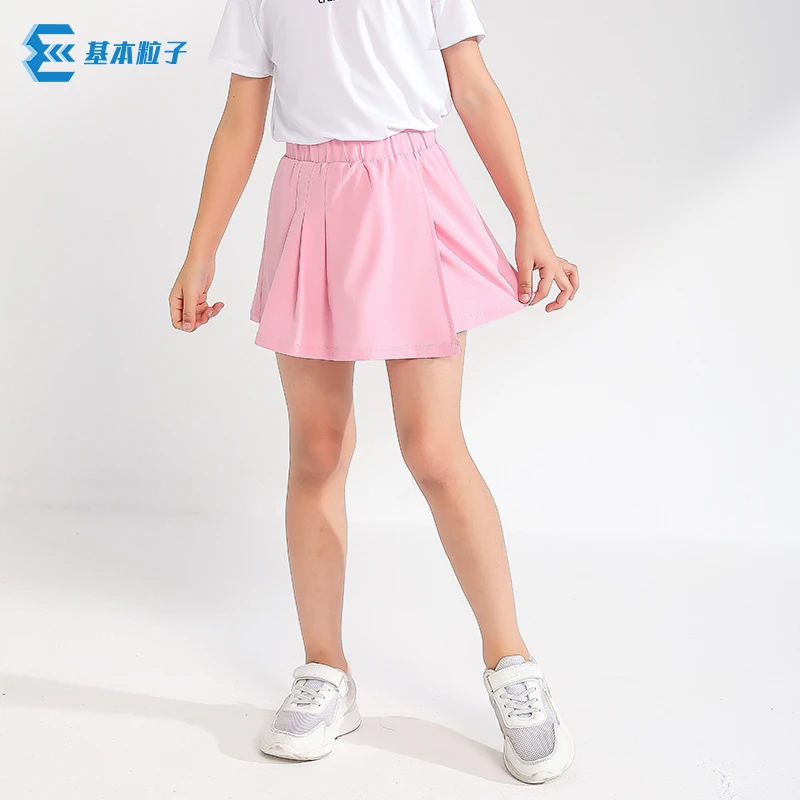 2023女童运动短裙休闲款女孩半身裙速干打羽毛球跳绳儿童裤裙夏季