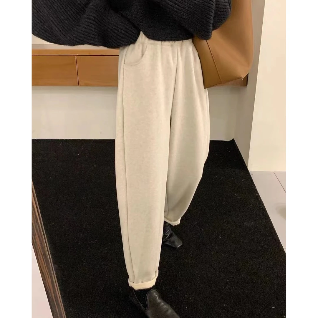 【自留款 】秋冬季休闲萝卜裤女时尚洋气卫裤潮