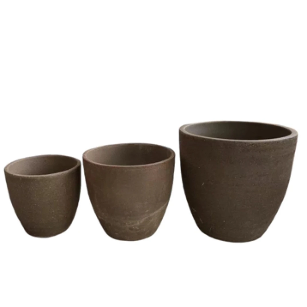 透气粗陶紫砂花盆陶土花盆多肉花盆绿植物陶土简约个性创意大花盆