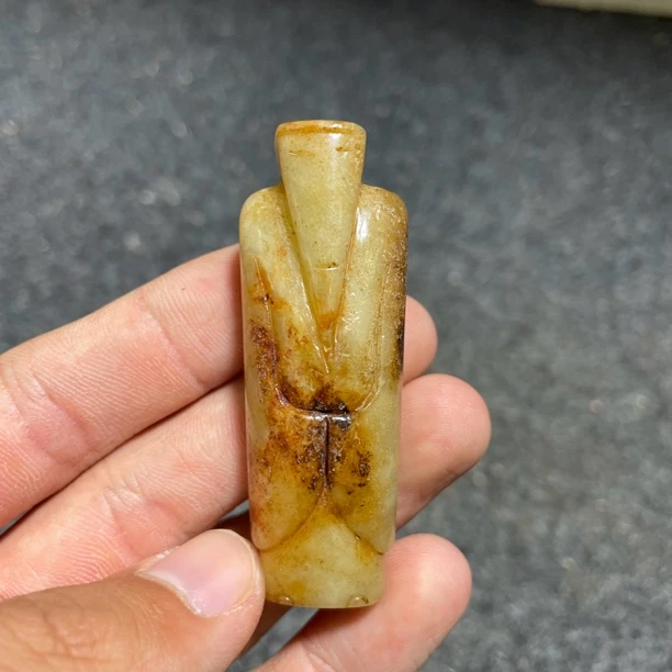 和田玉翁仲吊坠挂件