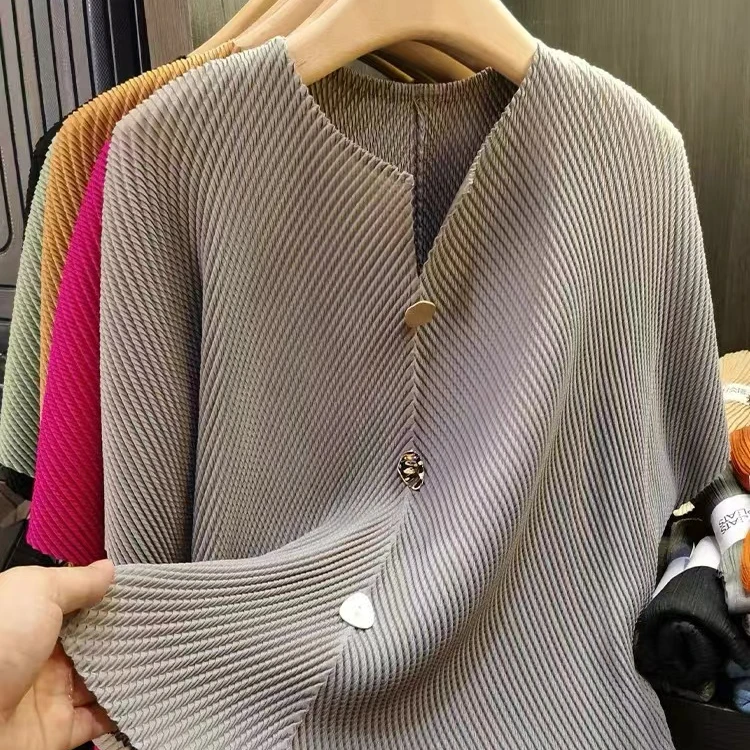 【胖哥专享F601-F800】2024新款三宅褶皱外套上衣连衣裙半身裙