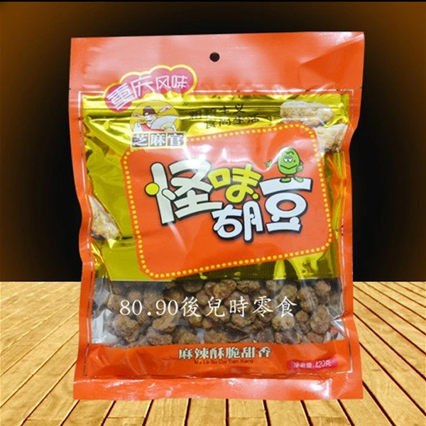 芝麻官重庆特产芝麻官怪味胡豆420g 蚕豆 休闲零食麻辣怪味豆