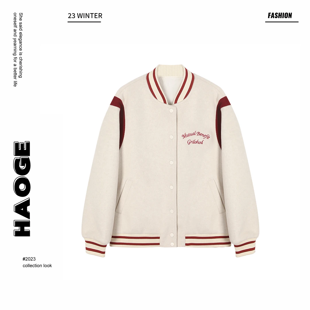 浩哥严选●美术馆D3WT6050A秋冬时尚气质休闲百搭设计感上衣外套