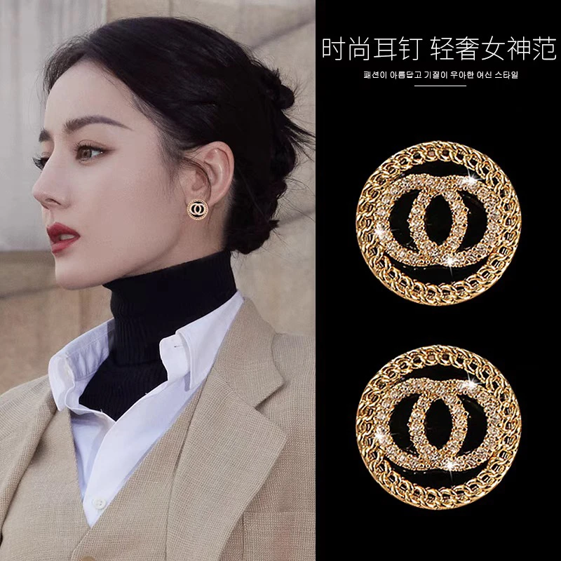 925银耳饰 百搭网红合金耳饰耳环时尚轻奢小众设计感复古气质耳钉