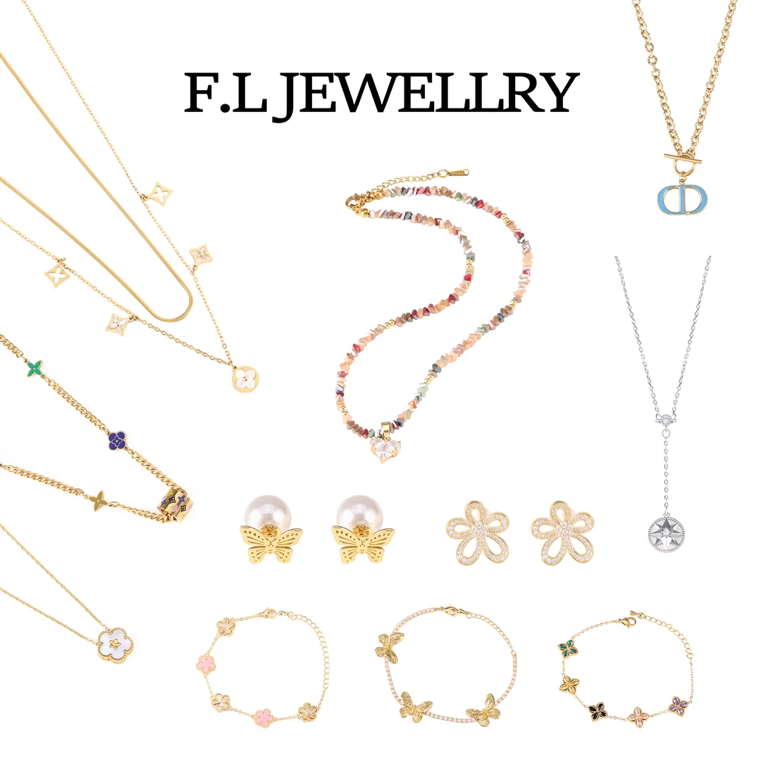 铜合金锆石耳饰 高定饰品不定款式