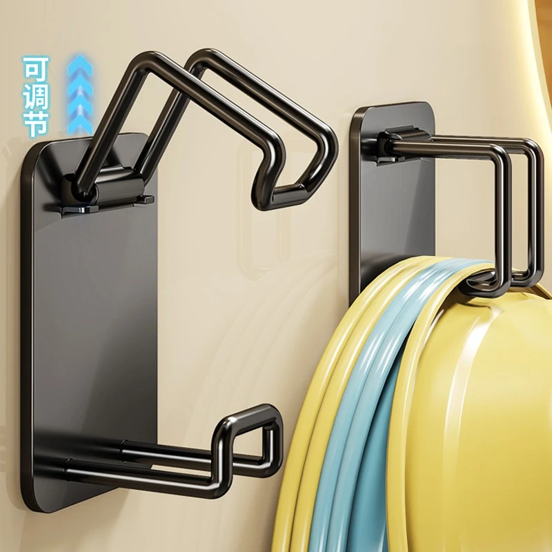 免打孔脸盆挂钩卫生间脸盆架收纳架盆收纳洗脸盆浴室挂盆无痕盆钩