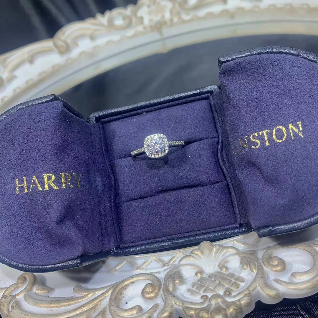 戒指 微镶方包1ct【GIA】 【南】【L】
