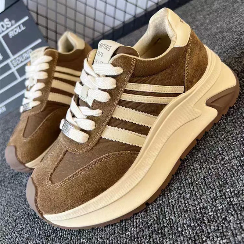 新款百搭~气质休闲阿甘鞋~厚底冲冲冲~8N55~