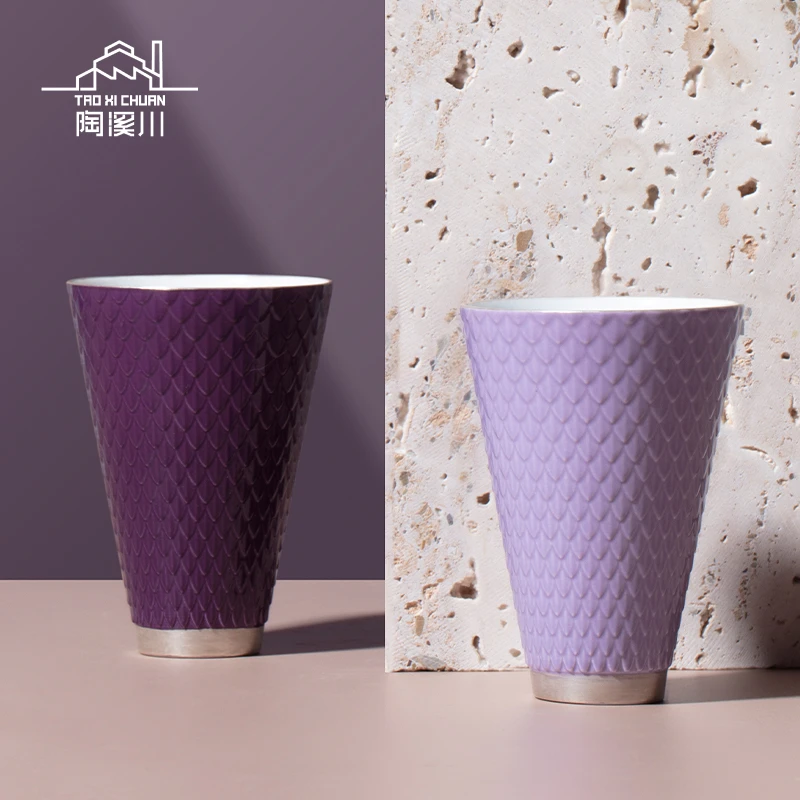 【陶溪川】景德镇陶瓷设计款美杜莎创意轻奢高端精致对杯精美礼盒装